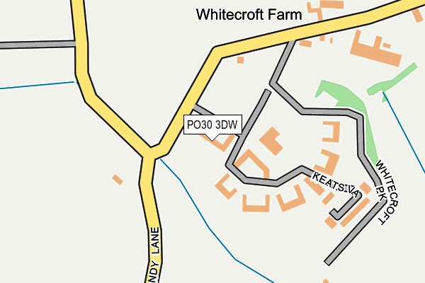 PO30 3DW map - OS OpenMap – Local (Ordnance Survey) PO30 3DW map - OS OpenMap – Local (Ordnance Survey)