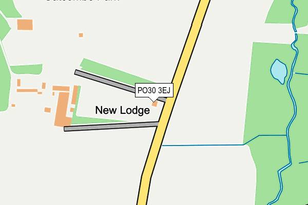 PO30 3EJ map - OS OpenMap – Local (Ordnance Survey) PO30 3EJ map - OS OpenMap – Local (Ordnance Survey)