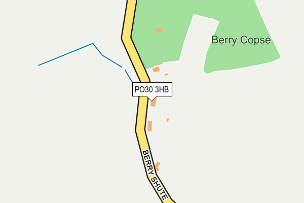 PO30 3HB map - OS OpenMap – Local (Ordnance Survey) PO30 3HB map - OS OpenMap – Local (Ordnance Survey)