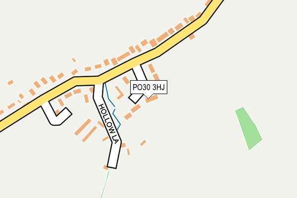 PO30 3HJ map - OS OpenMap – Local (Ordnance Survey) PO30 3HJ map - OS OpenMap – Local (Ordnance Survey)