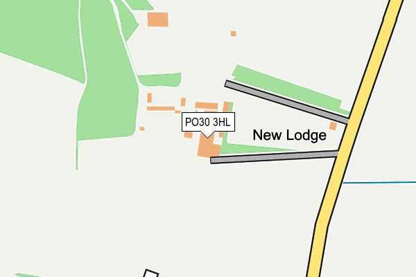 PO30 3HL map - OS OpenMap – Local (Ordnance Survey) PO30 3HL map - OS OpenMap – Local (Ordnance Survey)