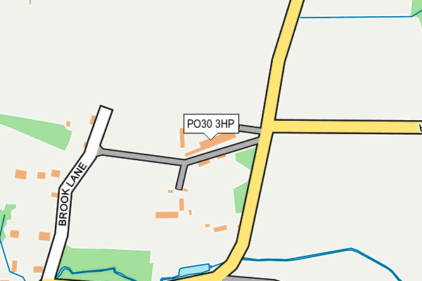 PO30 3HP map - OS OpenMap – Local (Ordnance Survey) PO30 3HP map - OS OpenMap – Local (Ordnance Survey)