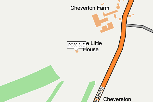 PO30 3JE map - OS OpenMap – Local (Ordnance Survey) PO30 3JE map - OS OpenMap – Local (Ordnance Survey)