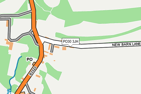 PO30 3JH map - OS OpenMap – Local (Ordnance Survey) PO30 3JH map - OS OpenMap – Local (Ordnance Survey)