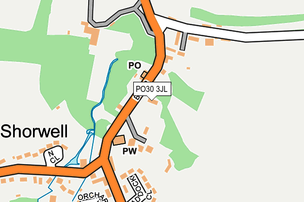 PO30 3JL map - OS OpenMap – Local (Ordnance Survey) PO30 3JL map - OS OpenMap – Local (Ordnance Survey)