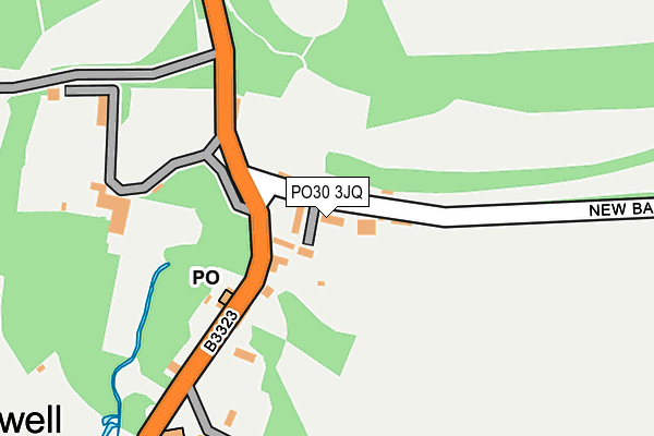 PO30 3JQ map - OS OpenMap – Local (Ordnance Survey) PO30 3JQ map - OS OpenMap – Local (Ordnance Survey)