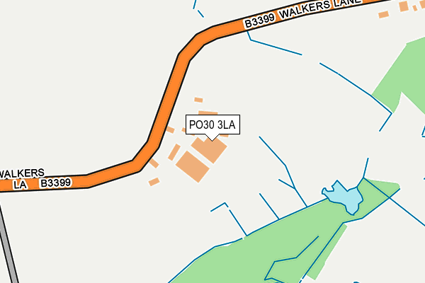 PO30 3LA map - OS OpenMap – Local (Ordnance Survey) PO30 3LA map - OS OpenMap – Local (Ordnance Survey)