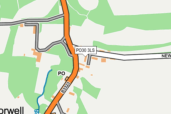 PO30 3LS map - OS OpenMap – Local (Ordnance Survey) PO30 3LS map - OS OpenMap – Local (Ordnance Survey)