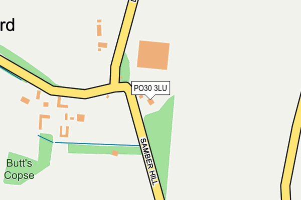 PO30 3LU map - OS OpenMap – Local (Ordnance Survey) PO30 3LU map - OS OpenMap – Local (Ordnance Survey)