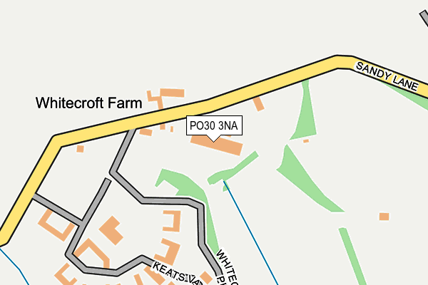 PO30 3NA map - OS OpenMap – Local (Ordnance Survey) PO30 3NA map - OS OpenMap – Local (Ordnance Survey)