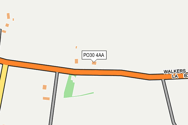PO30 4AA map - OS OpenMap – Local (Ordnance Survey) PO30 4AA map - OS OpenMap – Local (Ordnance Survey)