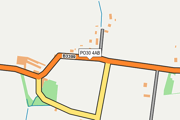 PO30 4AB map - OS OpenMap – Local (Ordnance Survey) PO30 4AB map - OS OpenMap – Local (Ordnance Survey)