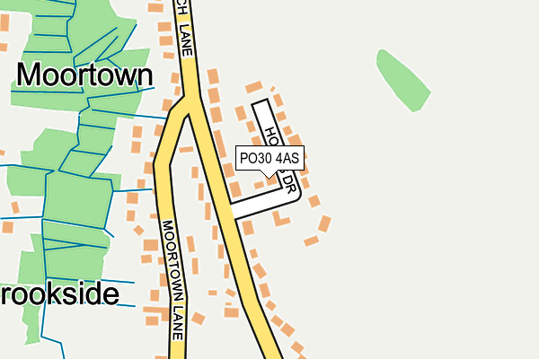 PO30 4AS map - OS OpenMap – Local (Ordnance Survey) PO30 4AS map - OS OpenMap – Local (Ordnance Survey)