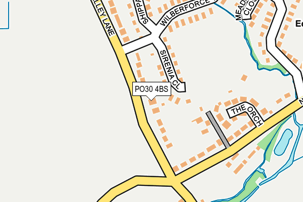 PO30 4BS map - OS OpenMap – Local (Ordnance Survey) PO30 4BS map - OS OpenMap – Local (Ordnance Survey)