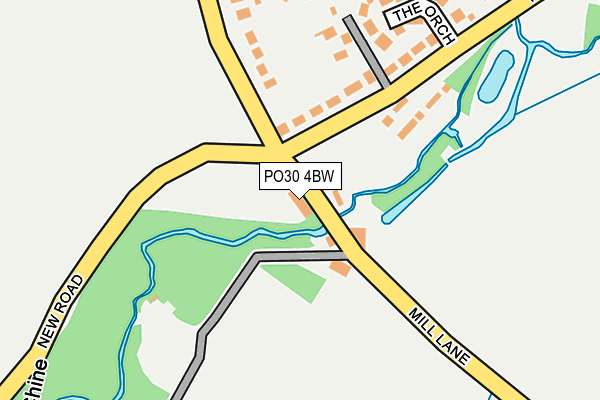 PO30 4BW map - OS OpenMap – Local (Ordnance Survey) PO30 4BW map - OS OpenMap – Local (Ordnance Survey)