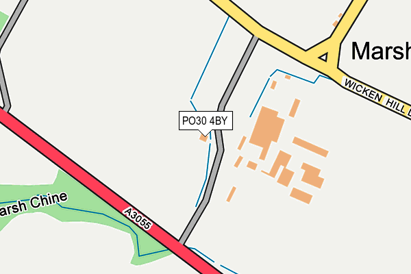 PO30 4BY map - OS OpenMap – Local (Ordnance Survey) PO30 4BY map - OS OpenMap – Local (Ordnance Survey)