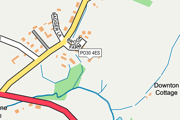 PO30 4ES map - OS OpenMap – Local (Ordnance Survey) PO30 4ES map - OS OpenMap – Local (Ordnance Survey)