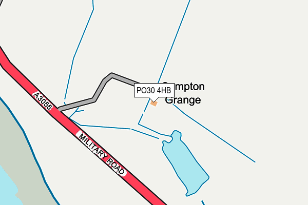 PO30 4HB map - OS OpenMap – Local (Ordnance Survey)