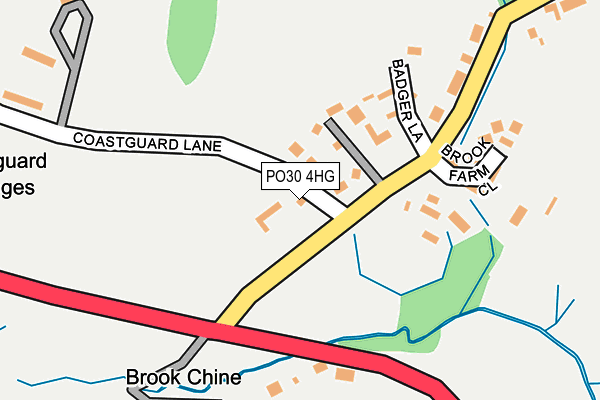 PO30 4HG map - OS OpenMap – Local (Ordnance Survey) PO30 4HG map - OS OpenMap – Local (Ordnance Survey)