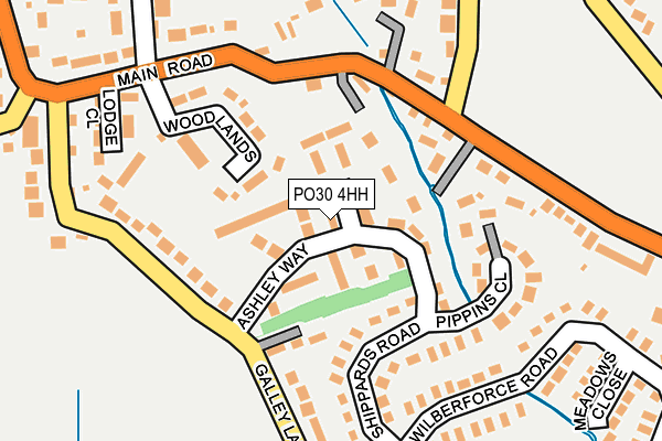 PO30 4HH map - OS OpenMap – Local (Ordnance Survey) PO30 4HH map - OS OpenMap – Local (Ordnance Survey)