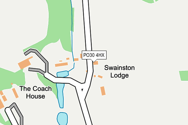 PO30 4HX map - OS OpenMap – Local (Ordnance Survey) PO30 4HX map - OS OpenMap – Local (Ordnance Survey)