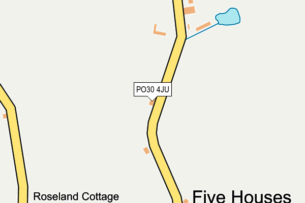PO30 4JU map - OS OpenMap – Local (Ordnance Survey) PO30 4JU map - OS OpenMap – Local (Ordnance Survey)