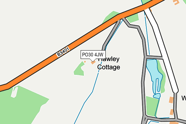 PO30 4JW map - OS OpenMap – Local (Ordnance Survey) PO30 4JW map - OS OpenMap – Local (Ordnance Survey)