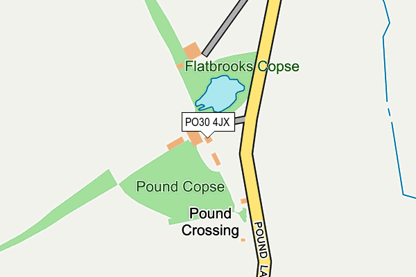 PO30 4JX map - OS OpenMap – Local (Ordnance Survey) PO30 4JX map - OS OpenMap – Local (Ordnance Survey)