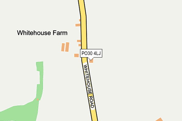 PO30 4LJ map - OS OpenMap – Local (Ordnance Survey)