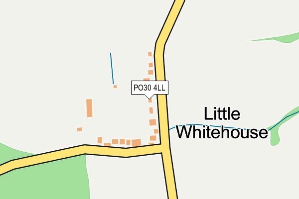 PO30 4LL map - OS OpenMap – Local (Ordnance Survey) PO30 4LL map - OS OpenMap – Local (Ordnance Survey)