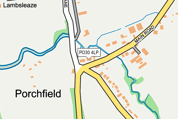 PO30 4LP map - OS OpenMap – Local (Ordnance Survey) PO30 4LP map - OS OpenMap – Local (Ordnance Survey)