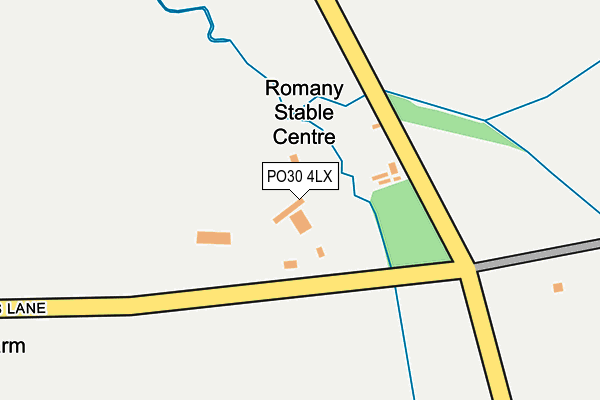 PO30 4LX map - OS OpenMap – Local (Ordnance Survey) PO30 4LX map - OS OpenMap – Local (Ordnance Survey)