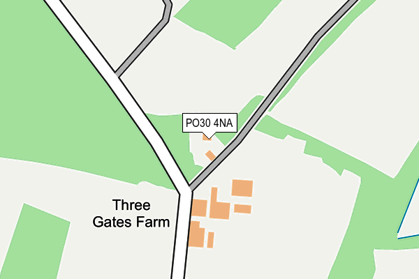 PO30 4NA map - OS OpenMap – Local (Ordnance Survey) PO30 4NA map - OS OpenMap – Local (Ordnance Survey)