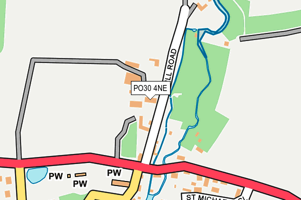 PO30 4NE map - OS OpenMap – Local (Ordnance Survey) PO30 4NE map - OS OpenMap – Local (Ordnance Survey)