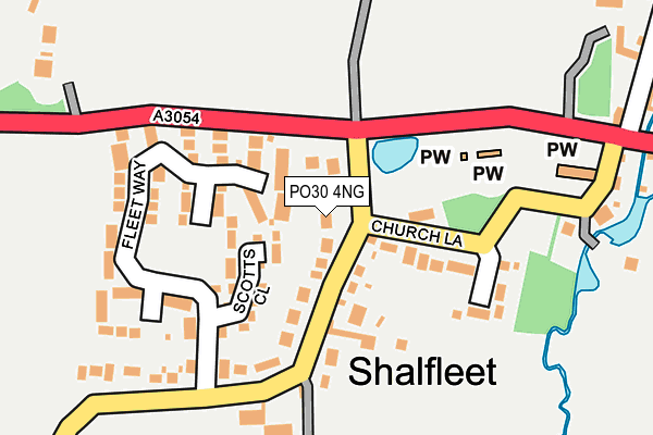 PO30 4NG map - OS OpenMap – Local (Ordnance Survey) PO30 4NG map - OS OpenMap – Local (Ordnance Survey)