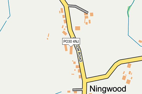 PO30 4NJ map - OS OpenMap – Local (Ordnance Survey) PO30 4NJ map - OS OpenMap – Local (Ordnance Survey)