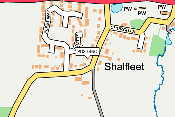 PO30 4NQ map - OS OpenMap – Local (Ordnance Survey)