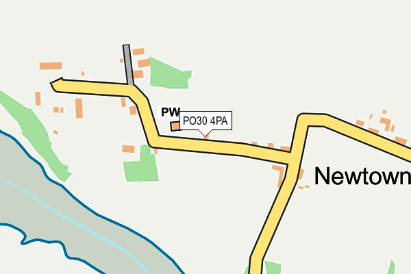 PO30 4PA map - OS OpenMap – Local (Ordnance Survey) PO30 4PA map - OS OpenMap – Local (Ordnance Survey)