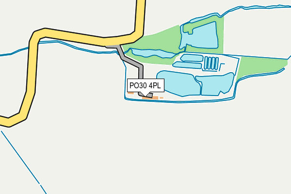 PO30 4PL map - OS OpenMap – Local (Ordnance Survey) PO30 4PL map - OS OpenMap – Local (Ordnance Survey)