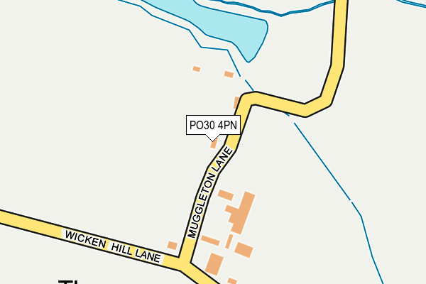 PO30 4PN map - OS OpenMap – Local (Ordnance Survey) PO30 4PN map - OS OpenMap – Local (Ordnance Survey)