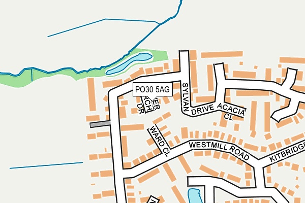 PO30 5AG map - OS OpenMap – Local (Ordnance Survey) PO30 5AG map - OS OpenMap – Local (Ordnance Survey)
