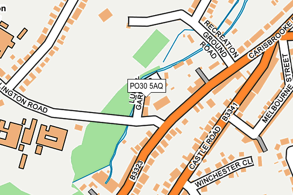 PO30 5AQ map - OS OpenMap – Local (Ordnance Survey) PO30 5AQ map - OS OpenMap – Local (Ordnance Survey)