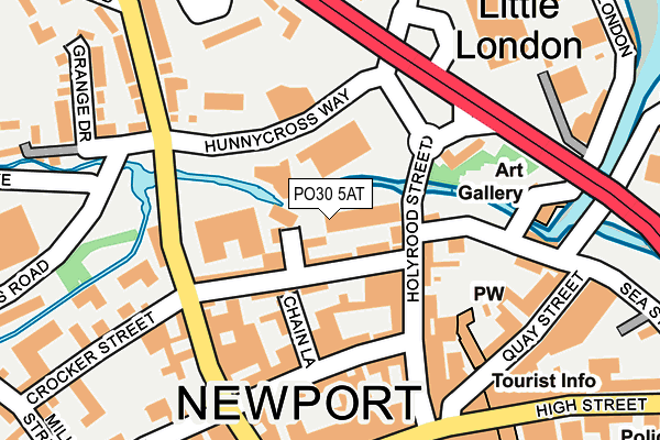 PO30 5AT map - OS OpenMap – Local (Ordnance Survey) PO30 5AT map - OS OpenMap – Local (Ordnance Survey)