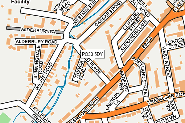 PO30 5DY map - OS OpenMap – Local (Ordnance Survey) PO30 5DY map - OS OpenMap – Local (Ordnance Survey)