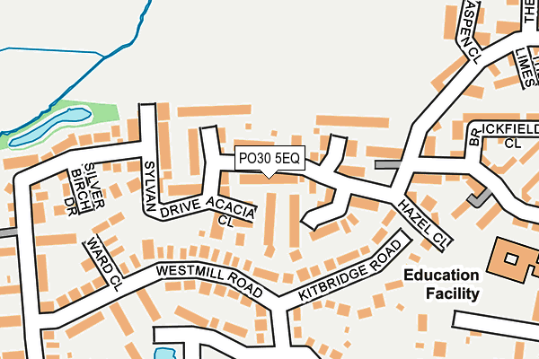 PO30 5EQ map - OS OpenMap – Local (Ordnance Survey) PO30 5EQ map - OS OpenMap – Local (Ordnance Survey)