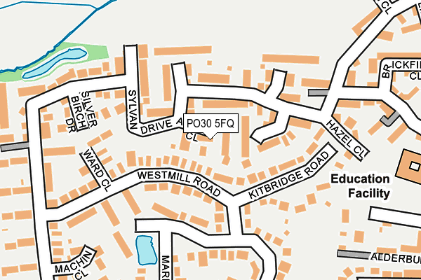 PO30 5FQ map - OS OpenMap – Local (Ordnance Survey) PO30 5FQ map - OS OpenMap – Local (Ordnance Survey)