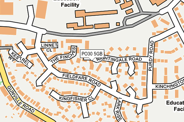 PO30 5GB map - OS OpenMap – Local (Ordnance Survey) PO30 5GB map - OS OpenMap – Local (Ordnance Survey)