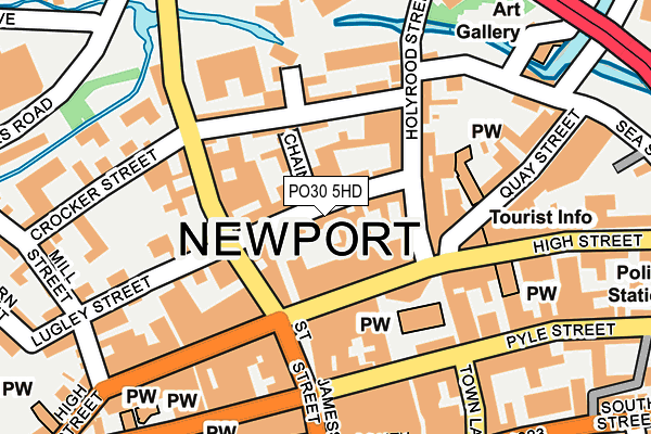 PO30 5HD map - OS OpenMap – Local (Ordnance Survey) PO30 5HD map - OS OpenMap – Local (Ordnance Survey)