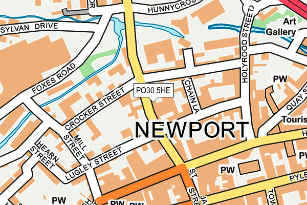 PO30 5HE map - OS OpenMap – Local (Ordnance Survey) PO30 5HE map - OS OpenMap – Local (Ordnance Survey)