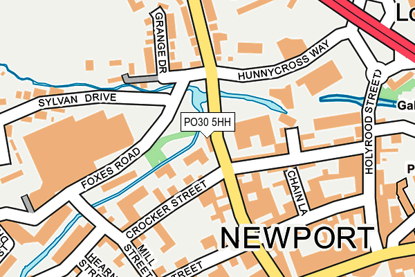 PO30 5HH map - OS OpenMap – Local (Ordnance Survey) PO30 5HH map - OS OpenMap – Local (Ordnance Survey)